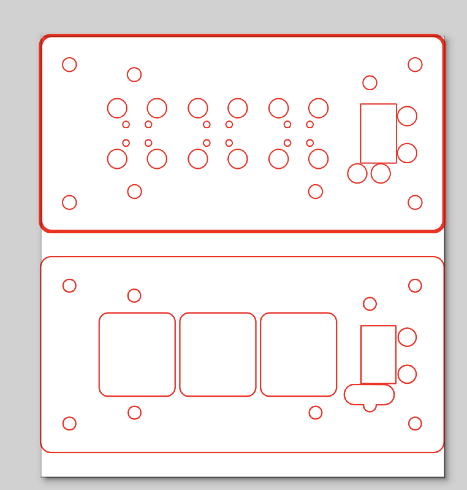 AFDS panel design detail