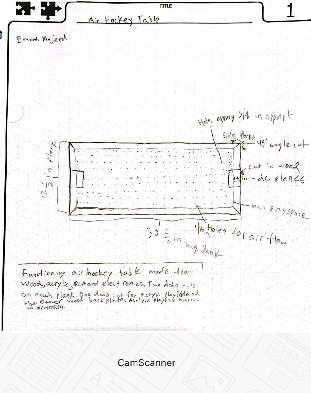 Assembly plan