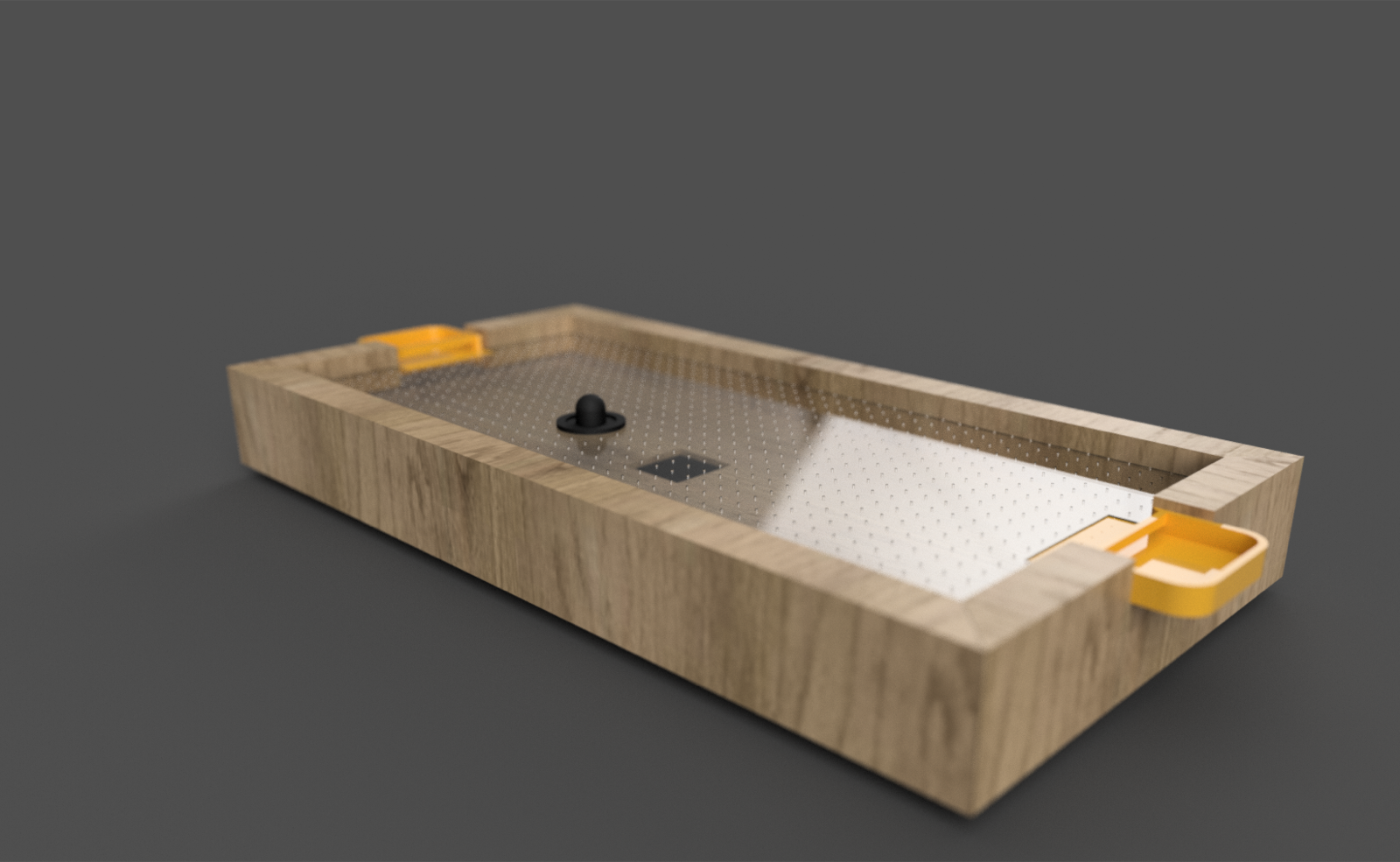 CAD render of the air hockey table