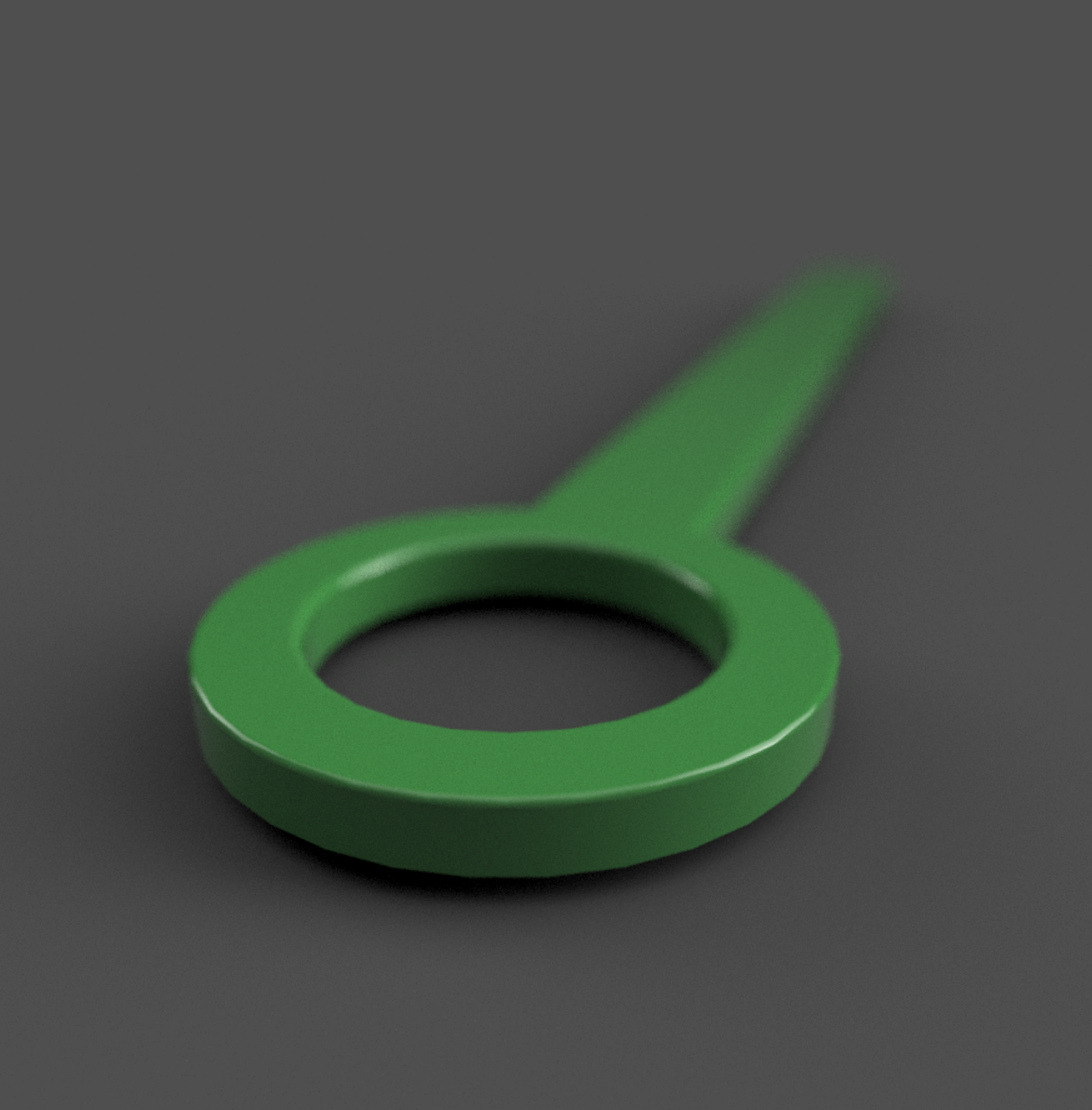 Second CAD view of the bubble wand