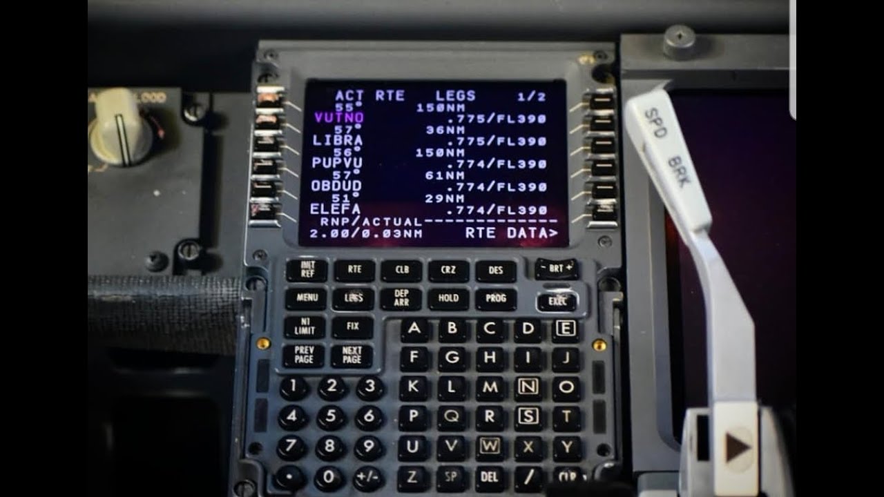 The real FMC from a real 737