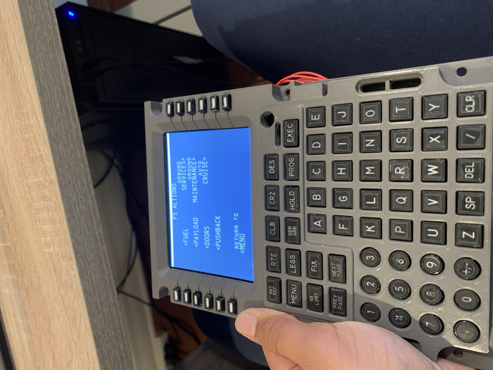 Further view of the FMC keypad build