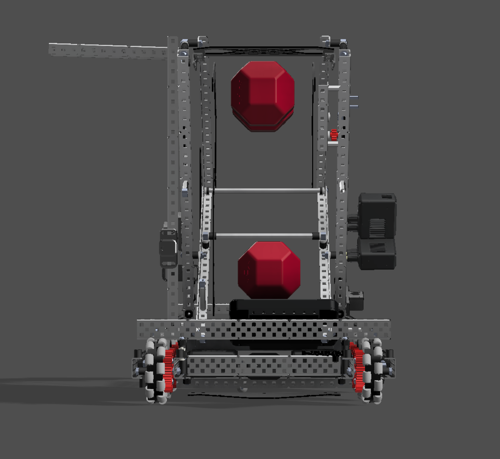 Second CAD view of the robot from a different angle