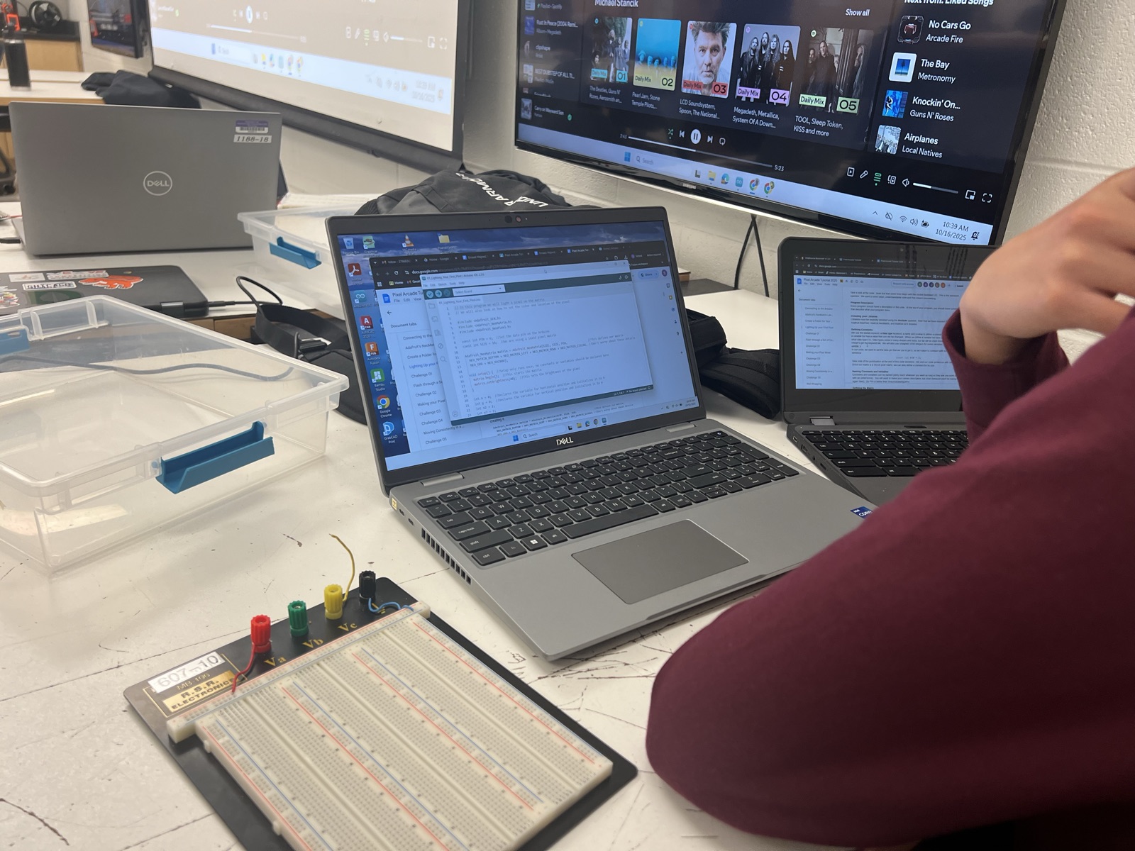 Writing and testing the game code