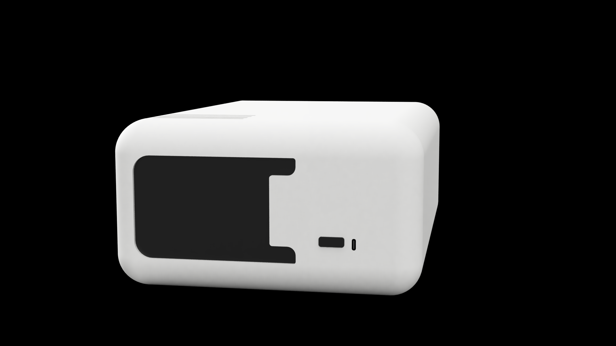 CAD render of the controller enclosure
