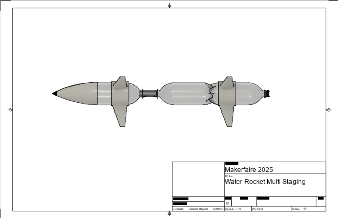 Water rocket sketch