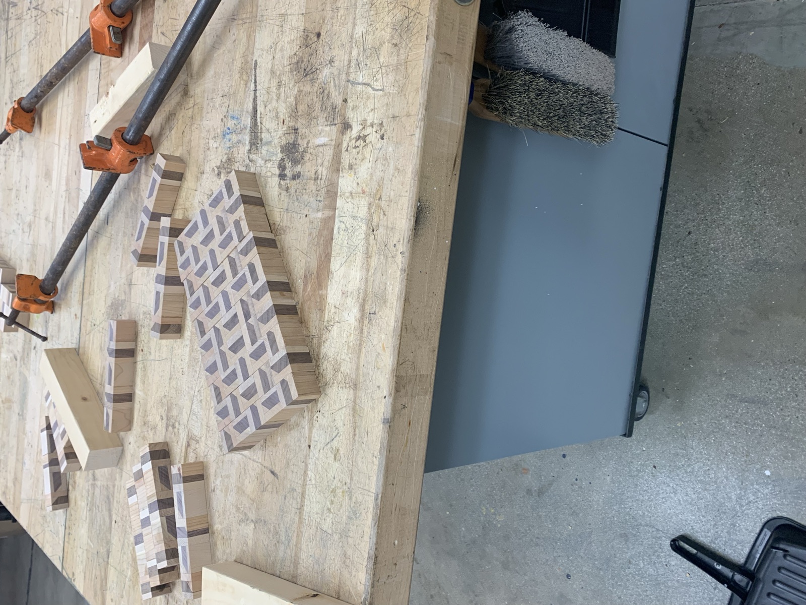 Progress on the cutting board